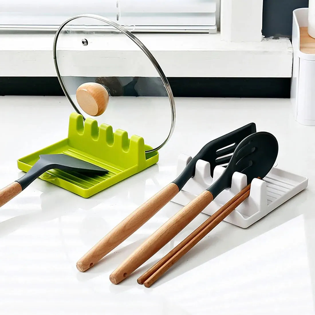 [Hot Sales] 1Pcspatula Rack Pot Lid Rack Shelves